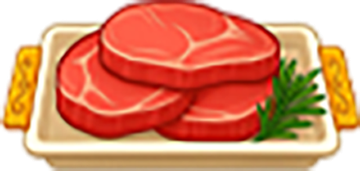 Cooked meat dish